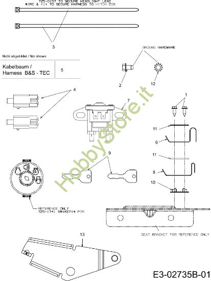 Picture of Schema elettrico FORMULA 108/17,5 H Cat.2008 Trattorino