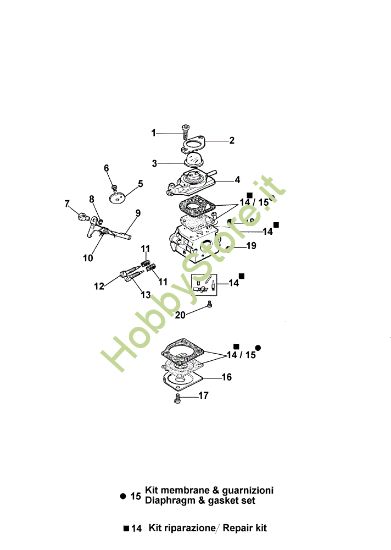 Picture of Carburatore C1Q-E6 TR 1551 Mototrivella