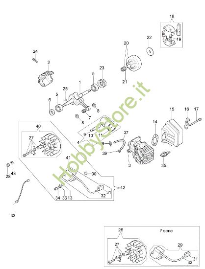 Picture of Motore MT 2600 Motosega