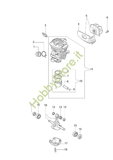 Picture of Motore MT 4100 S (Euro 2) Motosega