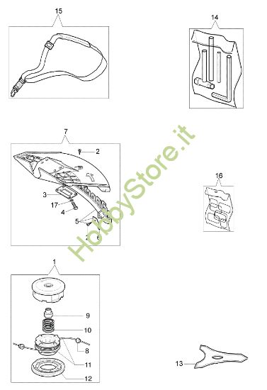 Picture of Accessori DS 2500 T Decespugliatore