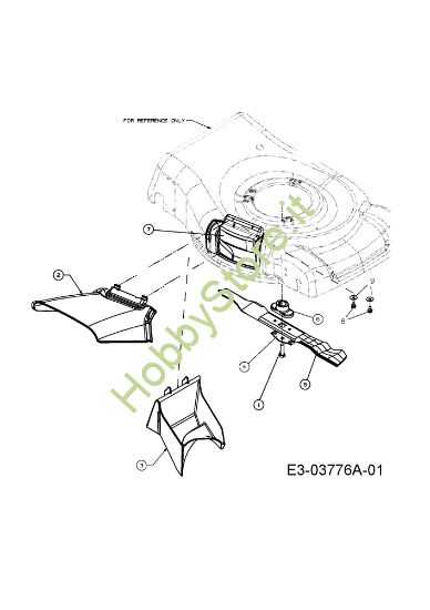 Picture of Gruppo lame LR 55 VBX 4 in 1 Rasaerba