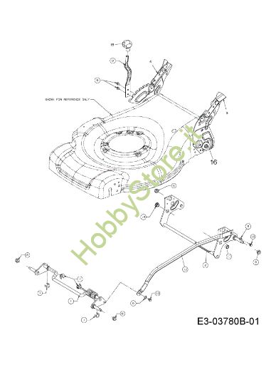 Picture of Sistema altezza di taglio LR 55 VBX 4 in 1 Rasaerba