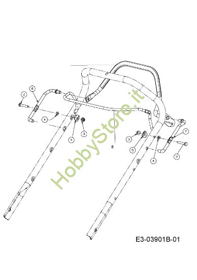 Picture of Leve di controllo LR 55 VBX 4 in 1 Rasaerba