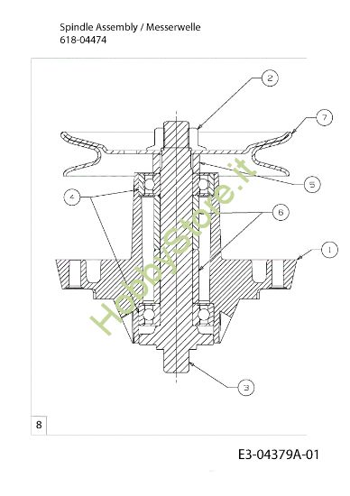 Picture of Supporto lame KOMMAND 80/12,5 T Trattorino