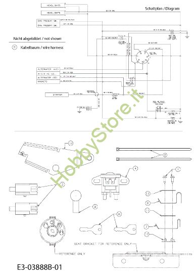 Picture of Schema elettrico (1/2) KOMMAND 92/13,5 T Trattorino