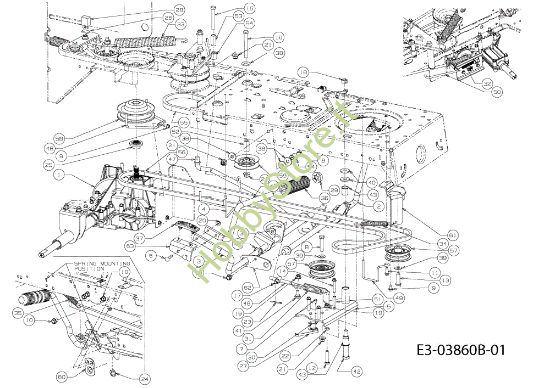 Picture of Trasmissione (2/2) KOMMAND 92/15,5 AM Trattorino