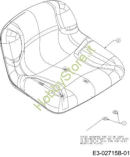 Picture of Sedile STORM 108/20 H Trattorino