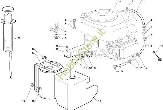 Picture of Motore EF 72C/12,5M Cat.2009 Trattorino