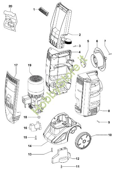 Picture of Carcassa IP 1360 S Idropulitrice