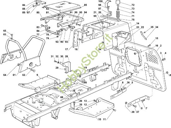 Picture of Telaio EF 122C/22H Cat.2009 Trattorino