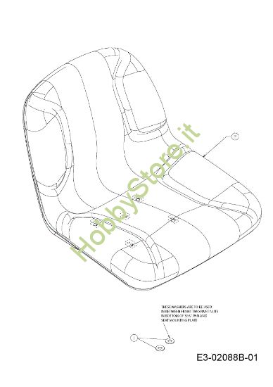 Picture of Sedile KOMMAND PLUS 105/17,5 H Trattorino