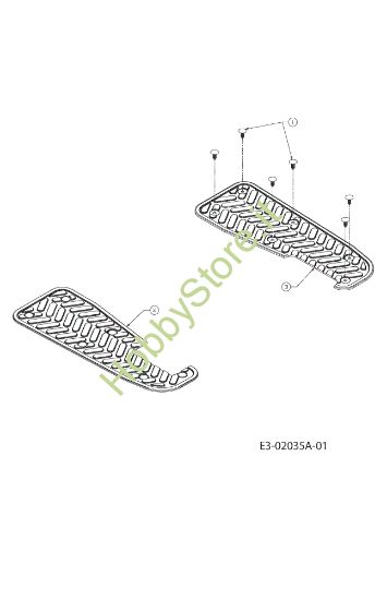 Picture of Pedane KOMMAND PLUS 105/17,5 H Trattorino