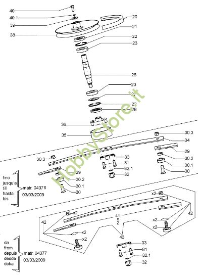 Picture of Piatto di taglio (2/2) TUAREG 92 4x4 Cat.2009 Trattorino