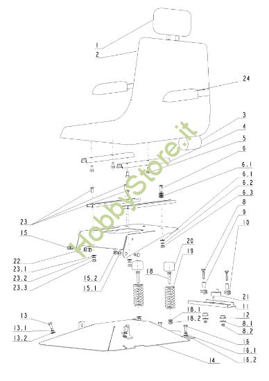 Picture of Sedile TUAREG 92 4x4 Cat.2009 Trattorino