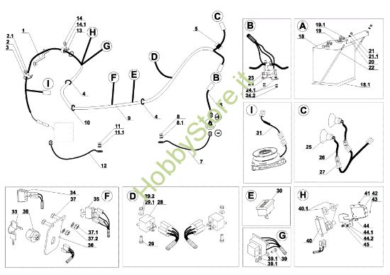 Picture of Parti elettriche TUAREG 92 4x4 Cat.2009 Trattorino