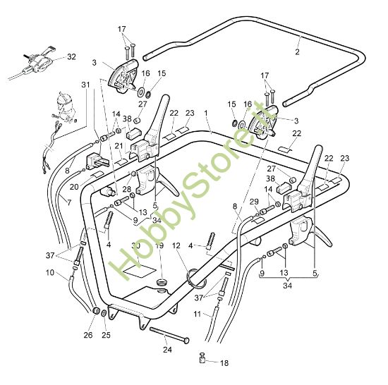 Picture of Comandi manubrio NTR 450 (Fino/Until 2009) Transporter
