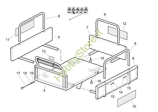 Picture of Sponda (Ribaltabile) NTR 550 D (Hydro) (Fino/Until 2009) Transporter