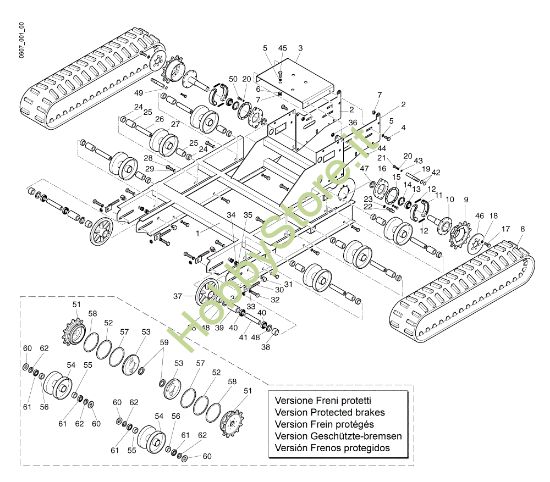 Picture of Telaio NTR 1750 D (Fino/Until 2009) Transporter
