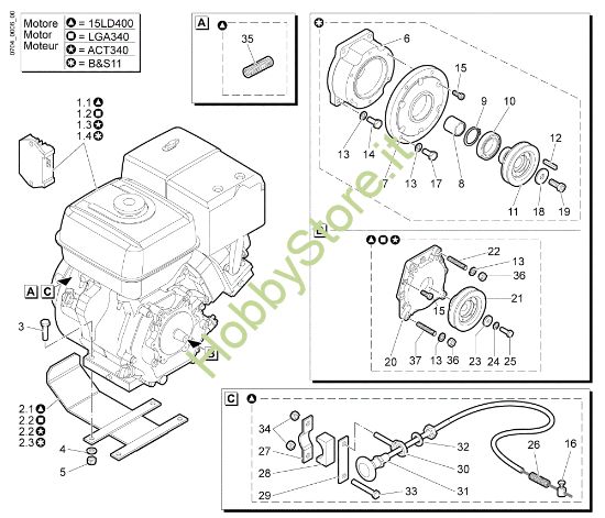 Picture of Motore FC 30 H (Fino/Until 2009) Falciatrice
