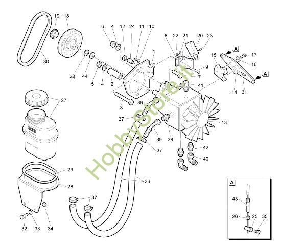 Picture of Pompa idraulica FC 30 HM (Fino/Until 2009) Falciatrice