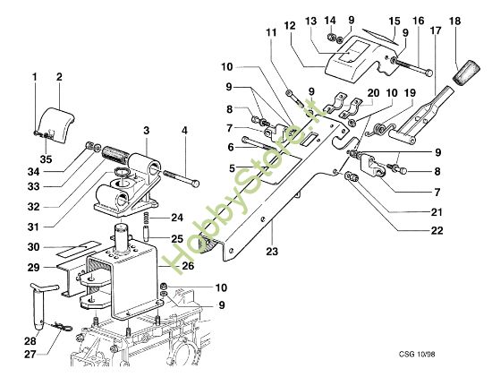 Picture of Piantone KAM 4 (Fino/Until 2009) Motocoltivatore
