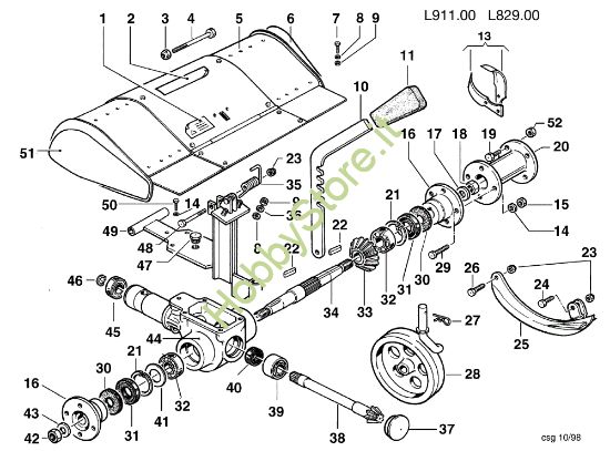 Picture of Fresa con quickfit L0091100/L0082900 KAM 5 (Fino/Until 2009) Motocoltivatore