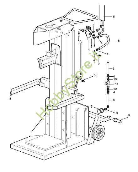 Picture of Basamento (2/2) SPLIT 110 T+PTO Spaccalegna