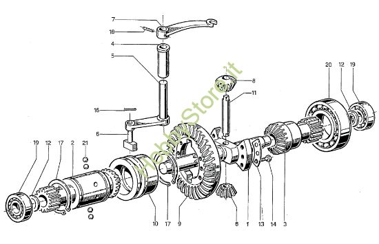 Picture of Ponte con differenziale (MTC 800) 700-800 Motocoltivatore