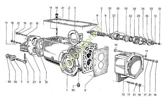 Picture of Scatola cambio 700-800 Motocoltivatore