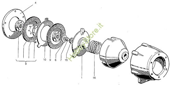 Picture of Frizione 700-800 Motocoltivatore