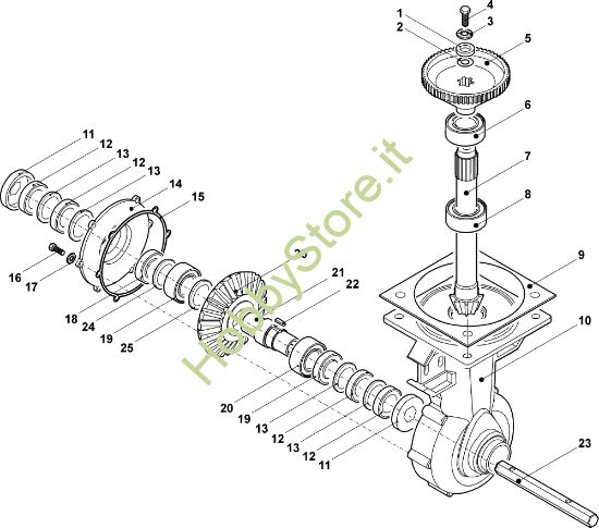 Picture of Trasmissione 193 Motozappa