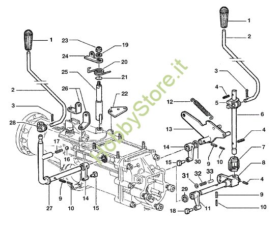 Picture of Comandi interni KAM 5 HF Motocoltivatore