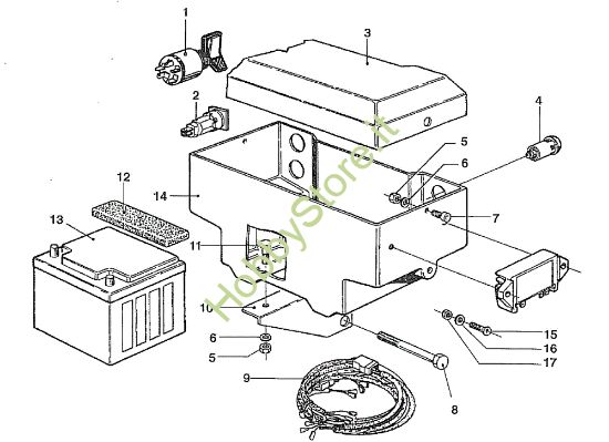 Picture of Impianto elettrico 506 / 506 CDA Motocoltivatore