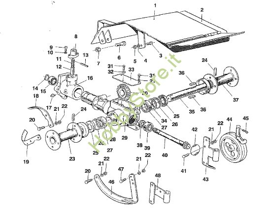 Picture of Fresa 60 cm 506 / 506 CDA Motocoltivatore