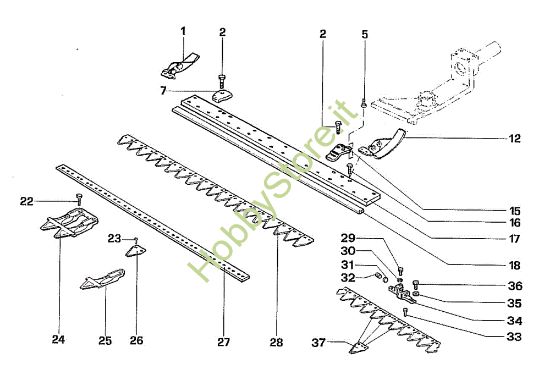 Picture of Barra falciante speciale 508 / 508 CDA Motocoltivatore