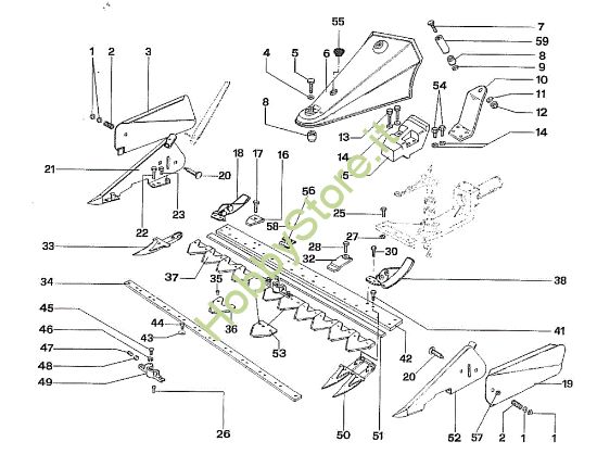 Picture of Barra falciante semifitta 508 / 508 CDA Motocoltivatore