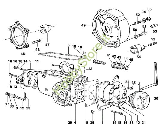 Picture of Frizione, scatola cambio MAK 16 (Fino/Until 2009) Motocoltivatore