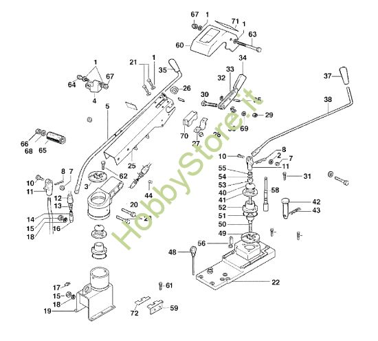 Picture of Piantone e impedimenti MAK 16 (Fino/Until 2009) Motocoltivatore