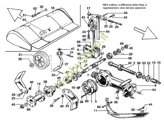 Picture of Fresa MAK 16 (Fino/Until 2009) Motocoltivatore