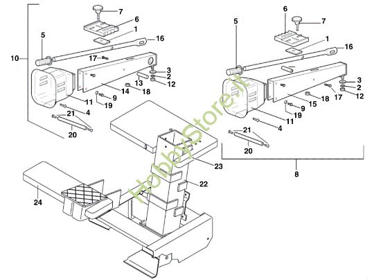 Picture of Maniglioni SPLIT 900 T Spaccalegna