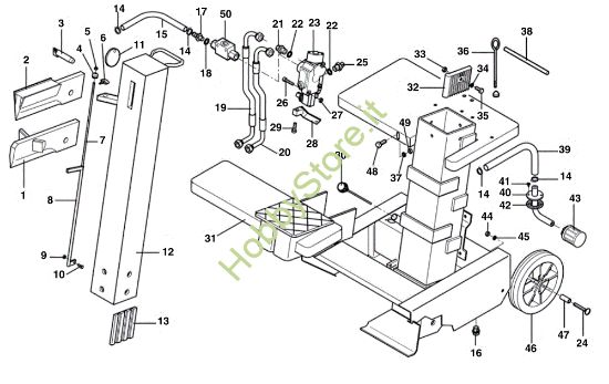 Picture of Basamento SPLIT 900 T Spaccalegna