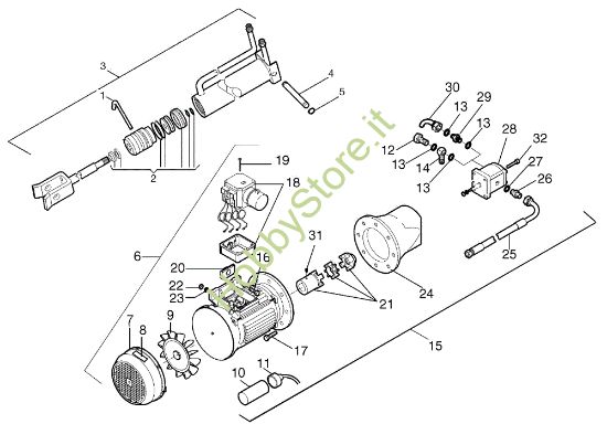 Picture of Motore e cilindro SPLIT 900 T Spaccalegna