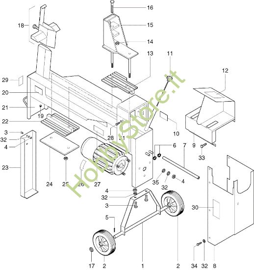 Picture of Telaio SPLIT 6000 M Spaccalegna