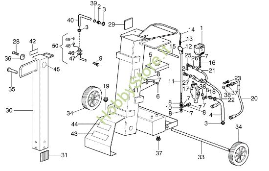 Picture of Basamento SPLIT 610 M Spaccalegna