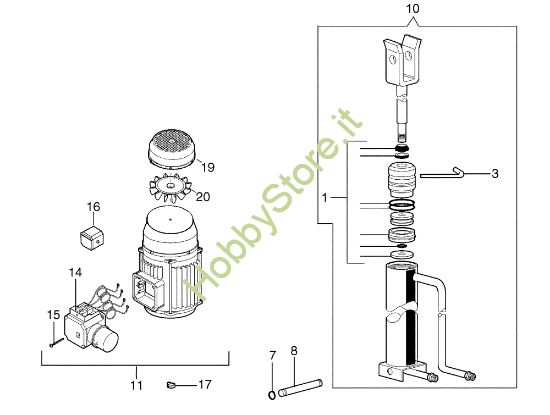 Picture of Motore e cilindro SPLIT 620 T Spaccalegna