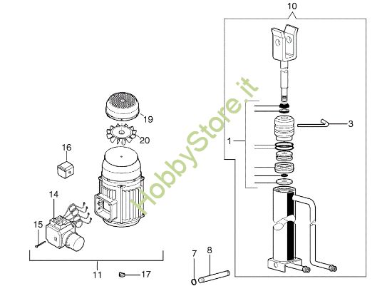 Picture of Motore e cilindro SPLIT 700 T Spaccalegna