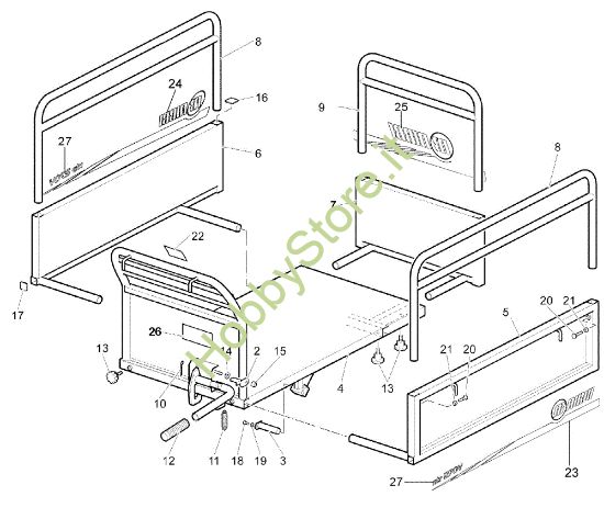 Picture of Sponda (Fissa) NTR 270 V Transporter