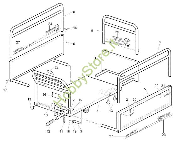 Picture of Sponda (Fissa) NTR 350 V Transporter