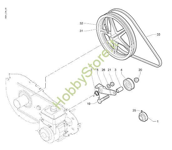Picture of Ingranaggi 121 Motozappa